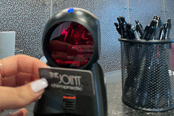 The Joint Chiropractic Nampa Key Tag Scanner