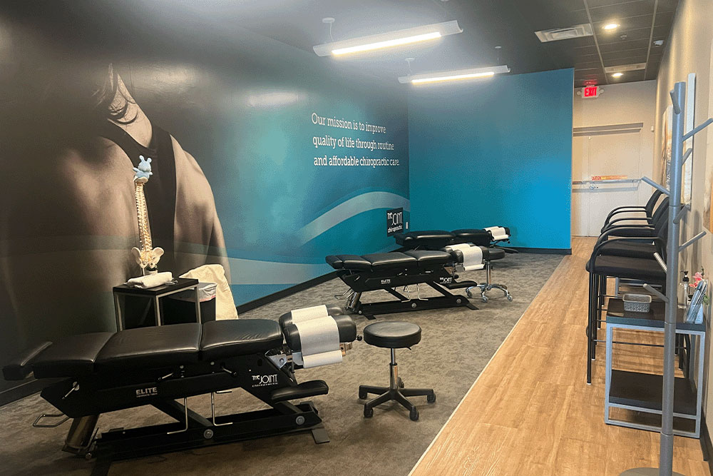 The Joint Chiropractic Flowery Branch Adjustment Bay