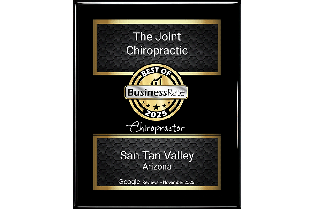 The Joint Chiropractic San Tan Valley Best of BusinessRate 2025
