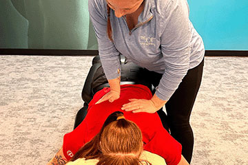 The Joint Chiropractic Evansville West Patient Adjustment