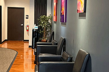 The Joint Chiropractic Clear Lake Adjustment Bay Waiting Area