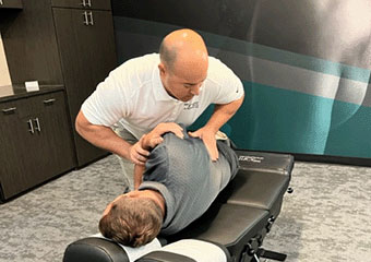 The Joint Chiropractic Oxnard Patient Adjustment