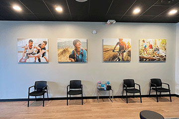 The Joint Chiropractic League City Adjustment Bay Waiting Area