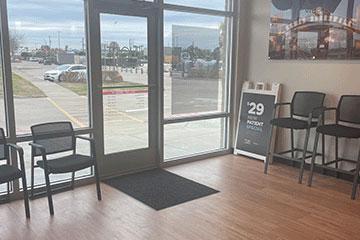 The Joint Chiropractic Kemah Front Lobby