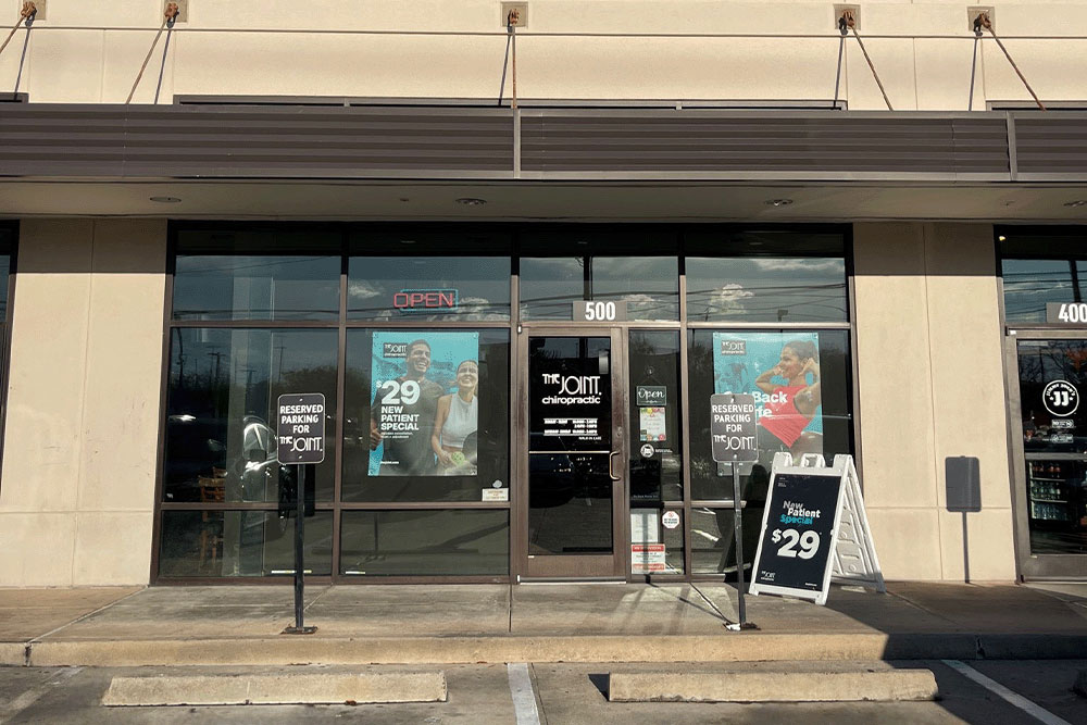 The Joint Chiropractic Heights Exterior