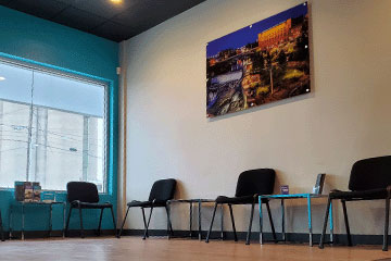 The Joint Chiropractic Cataldo Square Front Lobby