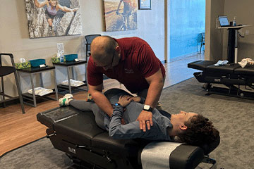 The Joint Chiropractic Alamo Heights Patient Adjustment 