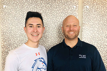 The Joint Chiropractic Boise Staff and Patient