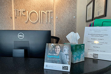The Joint Chiropracitc Burleson Front Desk
