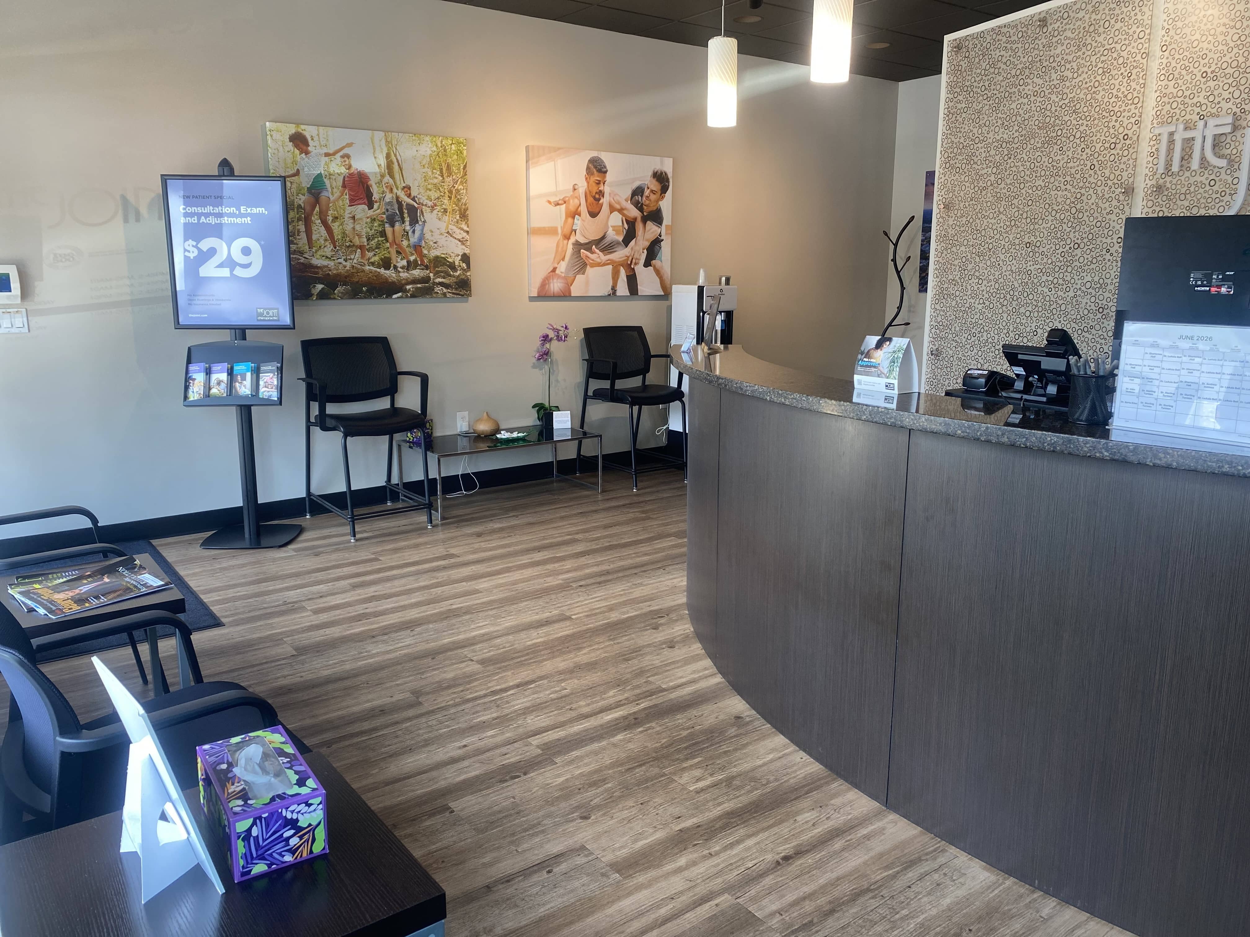 Walk in chiropractor means you don't have to make an appointment, just head to our lobby and we'll g