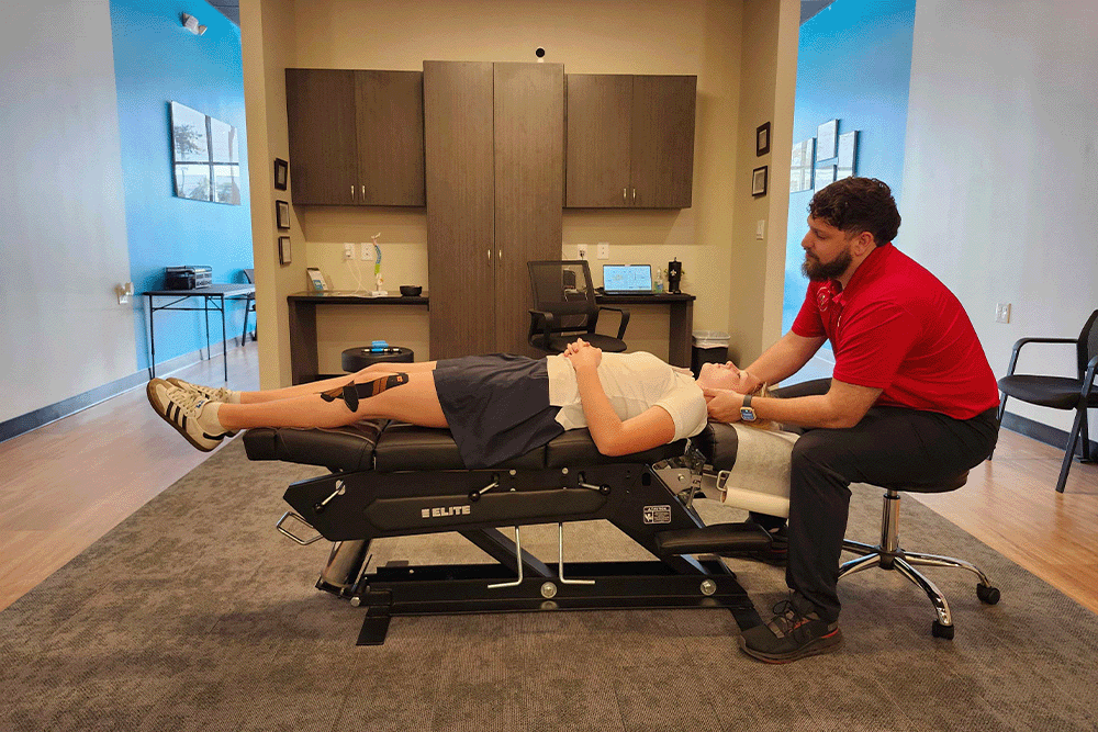 The Joint Chiropractic Land O Lakes Patient Adjustment