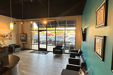 The Joint Chiropractic Charlottesville Front Lobby
