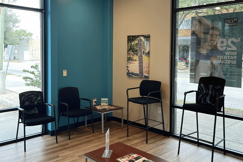 The Joint Chiropractic Heights at Yale & 21st Front Lobby
