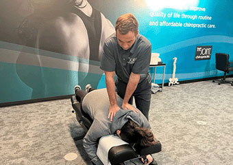 The Joint Chiropractic Oxnard Patient Adjustment