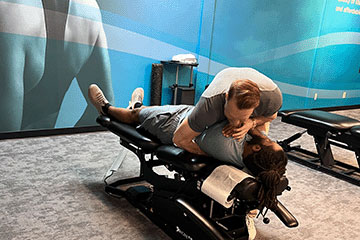 The Joint Chiropractic Evansville West Patient Adjustment