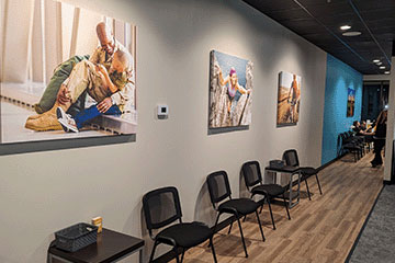 The Joint Chiropractic Bartlett Adjustment Bay Waiting Area