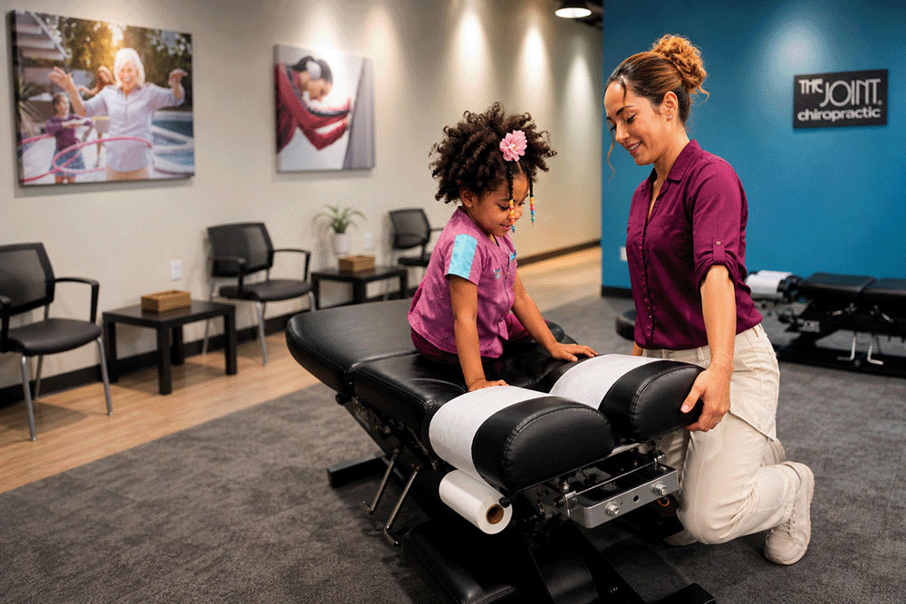 The Joint Chiropractic Ocala Patient Adjustment
