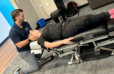 The Joint Chiropractic Jupiter Patient Adjustment