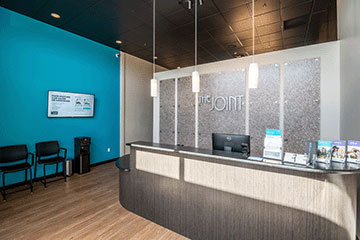 Front desk at The Joint Chiropractic Robal Village