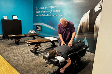 The Joint Chiropractic Paradise Village Patient Adjustment