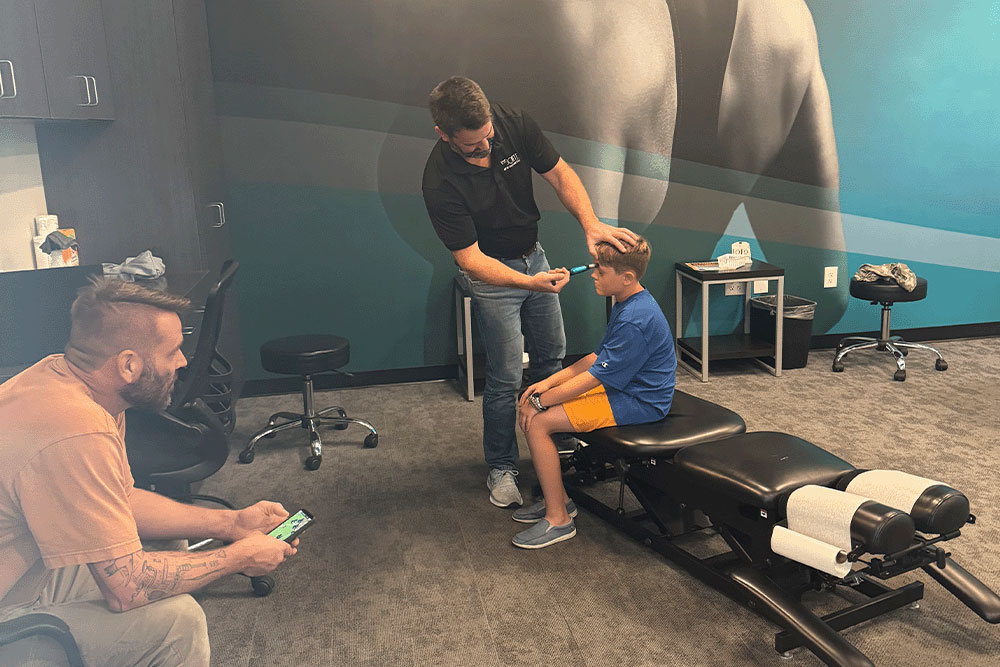 The Joint Chiropractic Clarksville IN Patient Adjustment