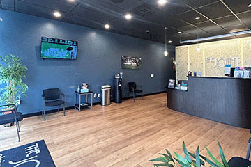 Front lobby at The Joint Chiropractic Northwoods