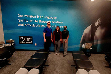 The Joint Chiropractic Pinole Adjustment Bay and Staff