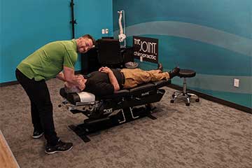 The Joint Chiropractic New Braunfels Patient Adjustment