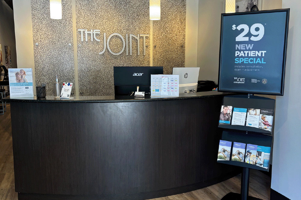 The Joint Chiropractic Buford Mall of Georgia Front Desk