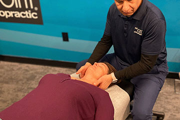 The Joint Chiropractic Bandera Patient Adjustment