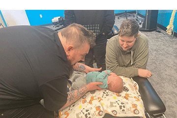 The Joint Chiropractic Prairie Village Patient Adjustment