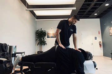 The Joint Chiropractic Downers Grove Patient Adjustment 