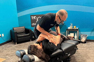 The Joint Chiropractic Viera Patient Adjustment