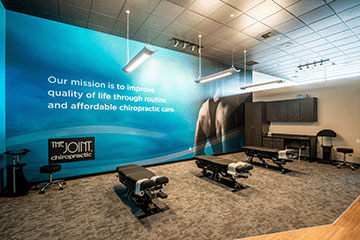 Adjustment bay at The Joint Chiropractic Robal Village