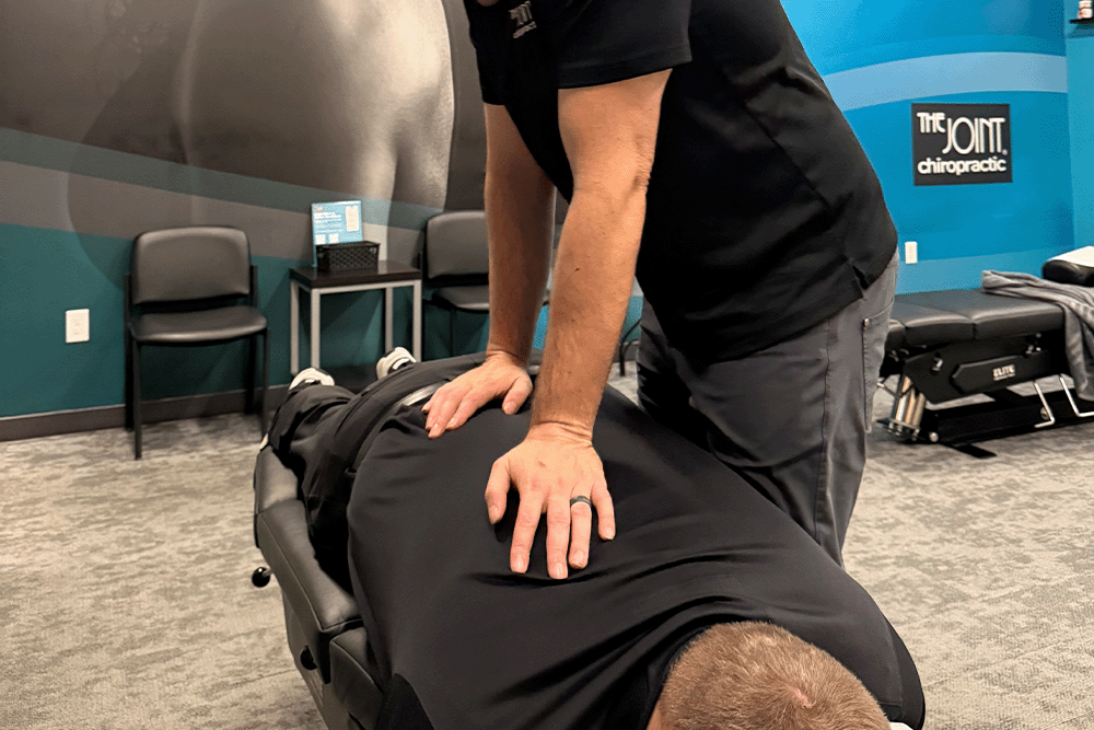 The Joint Chiropractic Meridian North Patient Adjustment