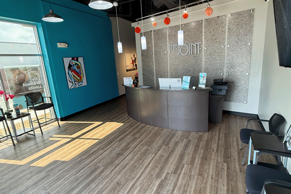 The Joint Chiropractic Cumming Town Center Front Lobby