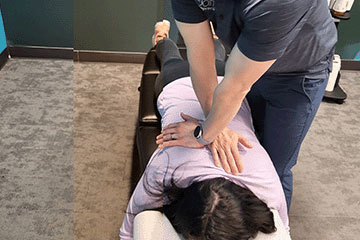 The Joint Chiropractic Atascocita Patient Adjustment