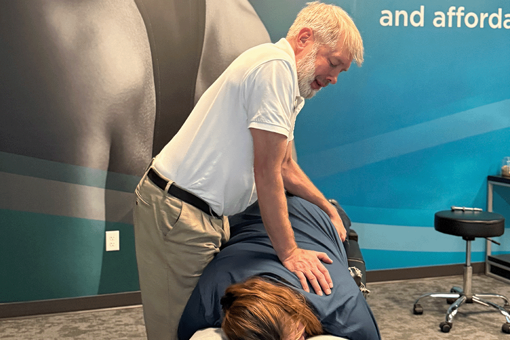 The Joint Chiropractic Caldwell Patient Adjustment