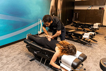 The Joint Chiropractic Fitchburg Patient Adjustment