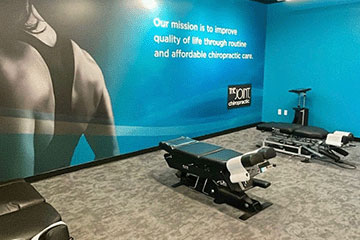 Adjustment bay at The Joint Chiropractic Bellevue