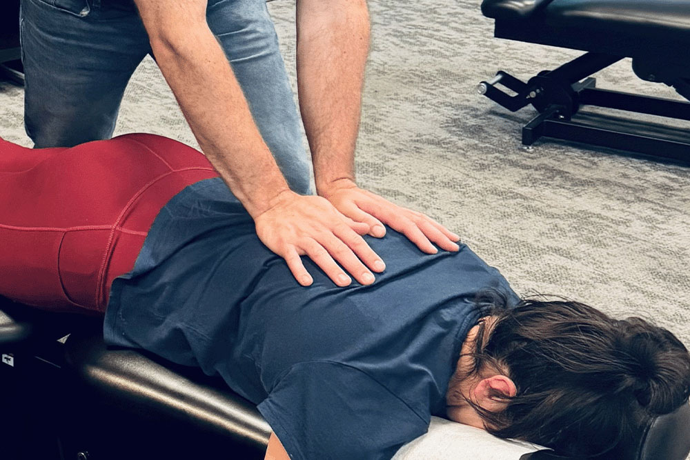 The Joint Chiropractic Clarksville IN Patient Adjustment