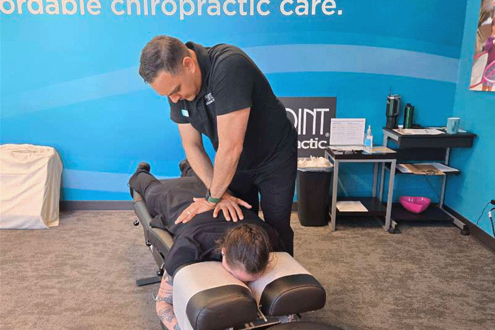 The Joint Chiropractic Kissimmee Patient Adjustment