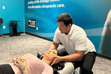 The Joint Chiropractic Bakersfield North Patient Adjustment