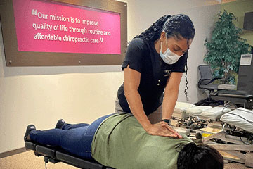 The Joint Chiropractic Washington Crossing Patient Adjustment 