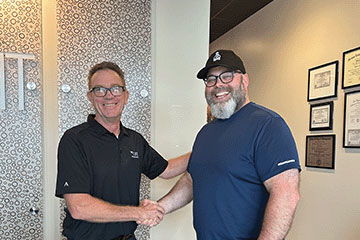 The Joint Chiropractic Clarksville Staff and Patient