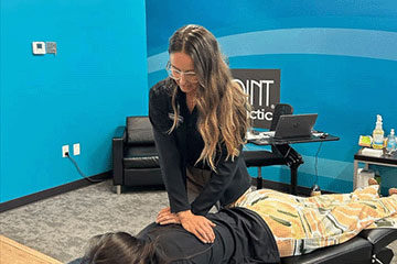 The Joint Chiropractic Viera Patient Adjustment