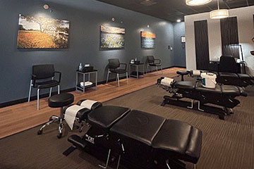 Adjustment bay at The Joint Chiropractic Northwoods
