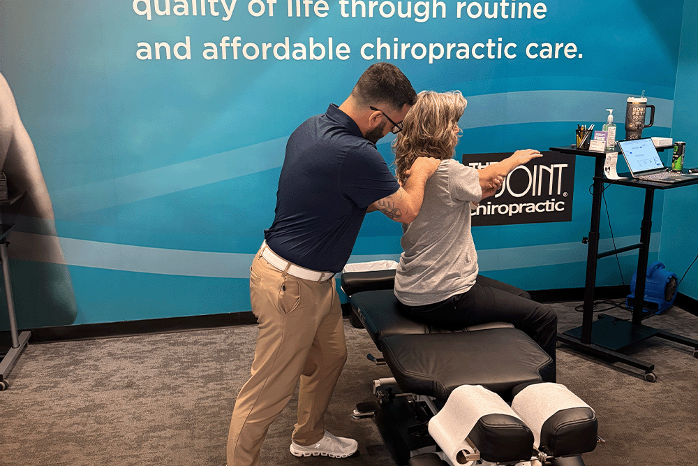 The Joint Chiropractic Stuart Patient Adjustment