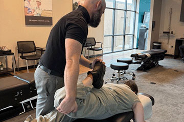 The Joint Chiropractic South Orange Ave Patient Adjustment