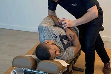 The Joint Chiropractic Downers Grove Patient Adjustment 